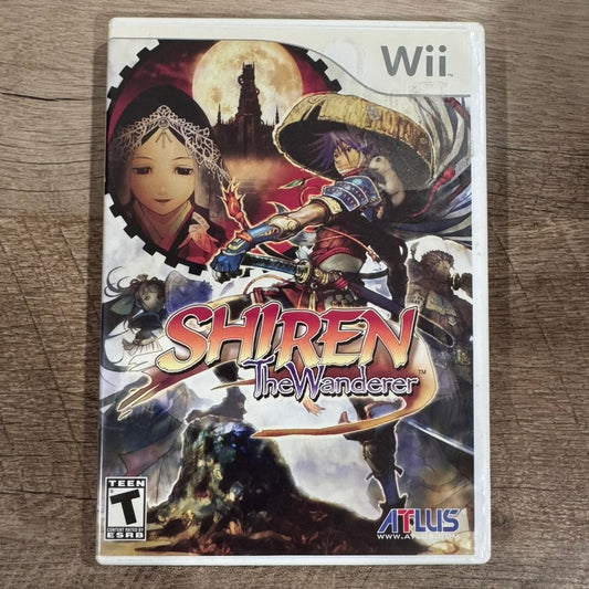 Shiren The Wanderer (Nintendo Wii, 2010) CIB & Insanely Clean Disc & Manual!