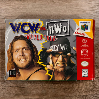 WCW VS NWO World Tour (Nintendo 64, N64 1996) CIB Copy 🔥 W/ Manual & Box! 🔥