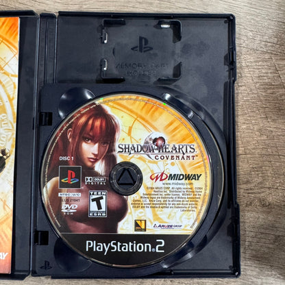 Shadow Hearts: Covenant (Sony PlayStation 2, 2004) CIB & CLEAN W/ Reg. Card!