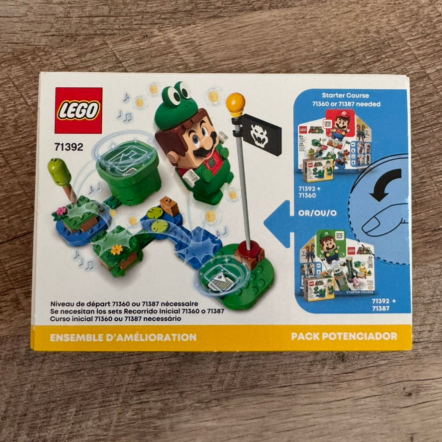 Lego Super Mario 71392 Frog Mario Power-Up Pack Brand New & Sealed!🦭