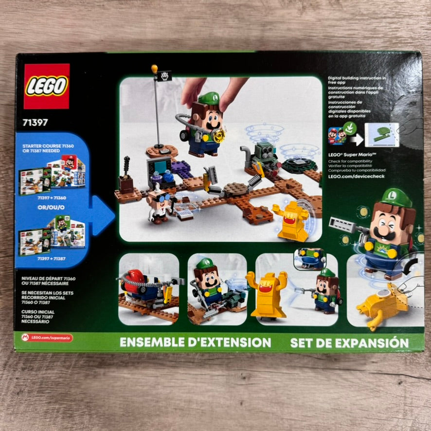 Lego Super Mario 71397 LUIGI’S MANSION Lab and Poltergust Expansion Set SEALED🔥