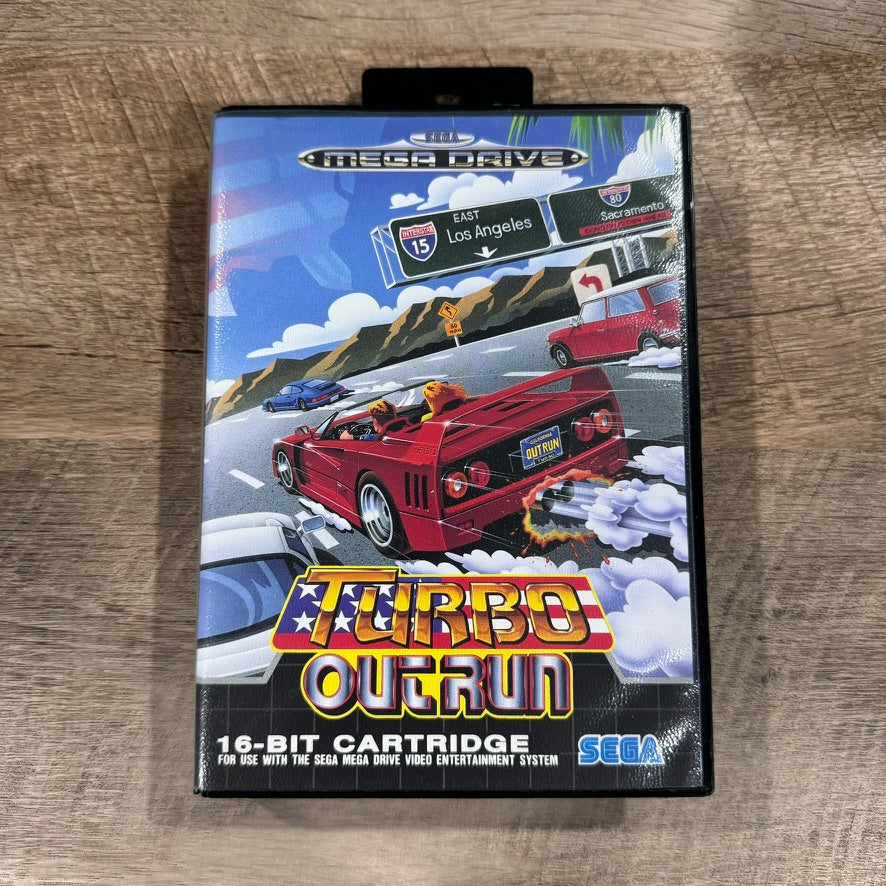 Turbo OutRun (Sega Megadrive, 1992 PAL) Complete & Near Mint!