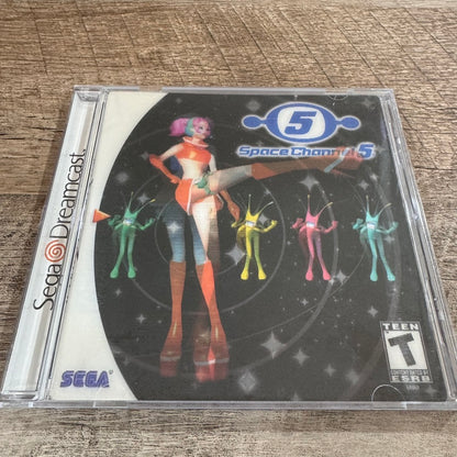 Space Channel 5 (Sega Dreamcast CIB, 2000) W/Lenticular 3D Case Beautiful Copy!