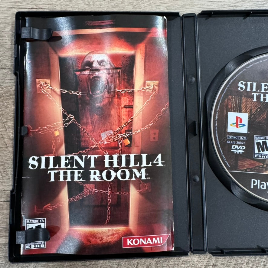 Silent Hill 4 The Room (Sony PlayStation 2, PS2 2004) Clean Disc & Manual!🔥