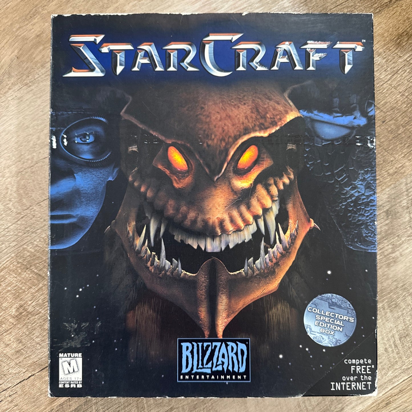 StarCraft Collectors Special Edition Zerg Cover 1997 Big Box PC Game CIB