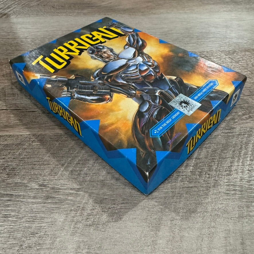 Turrican [Cardboard] (Sega Genesis, 1991) Ballistic CIB W/ Manual & Very Clean