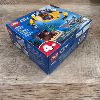 Lego City 60263 Ocean Mini-Submarine w/ Hammerhead Brand New & SEALED IN BOX