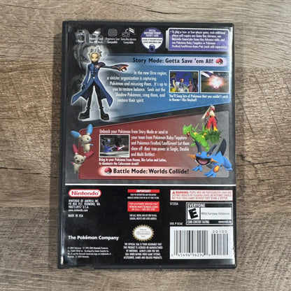 Pokemon Colosseum (Nintendo GameCube, 2004) W/ CLEAN DISC & Nice Art/Case!