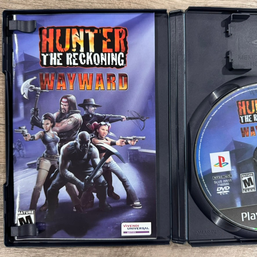 Hunter: The Reckoning Wayward (Sony PlayStation 2, PS2 2003) CIB W/ Reg. Card!