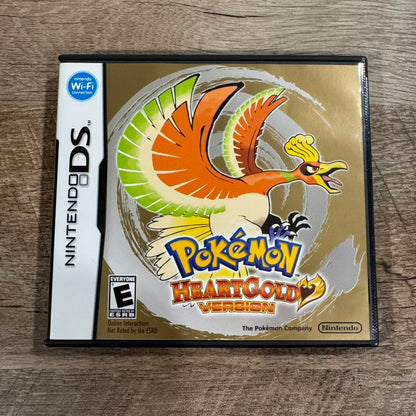 Pokemon HeartGold Version (Nintendo DS, 2010) NICE BOX & CART/Case No Walker!