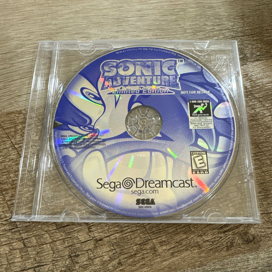 Sonic Adventure: Limited Edition - Sega Dreamcast - DISC ONLY