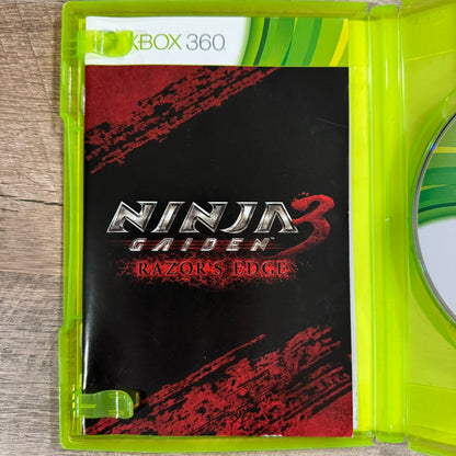 Ninja Gaiden 3: Razors Edge (Microsoft Xbox 360, 2013) NICE CIB W/ Crisp Manual!