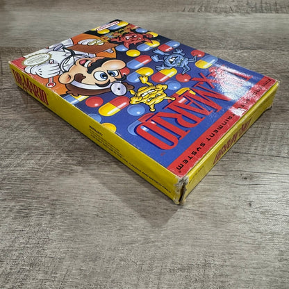 Dr. Mario (Nintendo, NES 1990) CIB W/ Car, Box, Manual & Poster! NICE COPY!