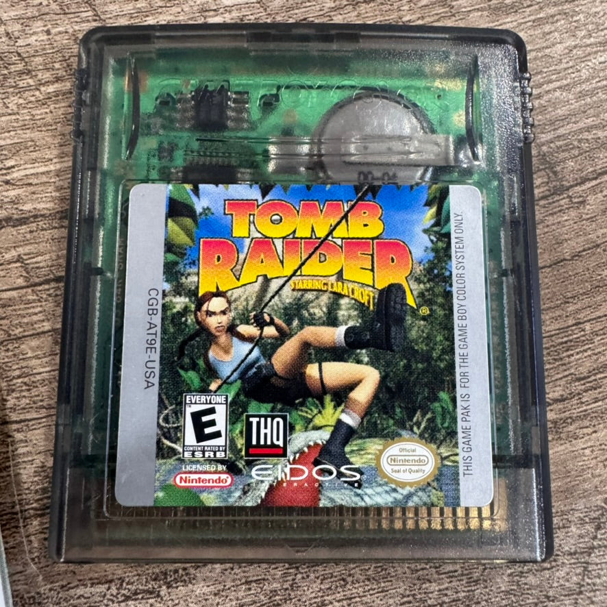 Tomb Raider (Nintendo Game Boy Color, GBC 2000) MINTY Cart & Manual!