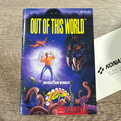 Out Of This (Super Nintendo SNES, 1994) CIB Complete Copy & Clean/Authentic!