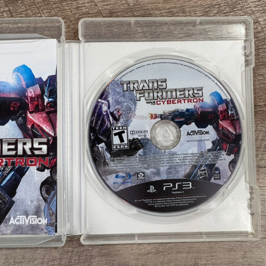 Transformers: War for Cybertron (Sony PlayStation 3, PS3 2010) CIB & MINT!