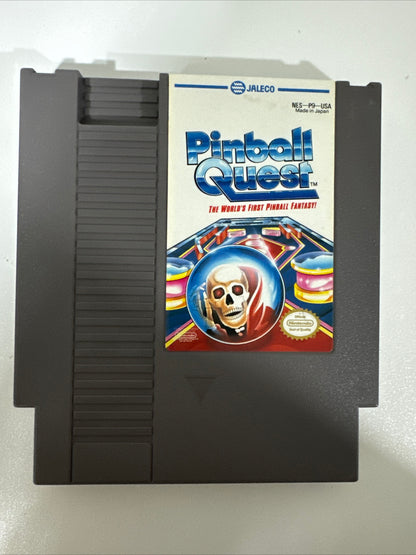 Pinball Quest (Nintendo Entertainment System, 1990) Clean Cartridge