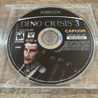 Dino Crisis 3 (Microsoft Xbox, 2003) DISC ONLY Beautifully Clean Copy!