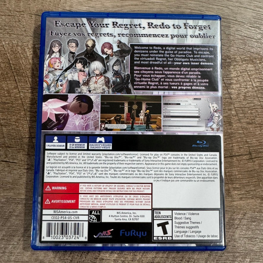 The Caligula Effect 2 (Sony PlayStation 4, PS4 2021) CIB & CRISPY MINT!