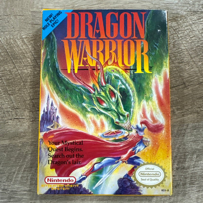 Dragon Warrior (Nintendo NES, 1989) Complete & MINTY! 🔥 W/ Box, Cart & Manuals!