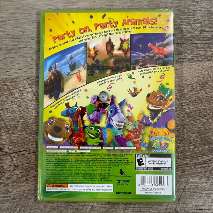 Viva Pinata: Party Animals (Microsoft Xbox 360, 2007) Brand New & Sealed CLEAN!