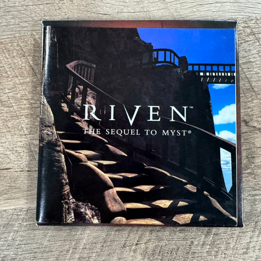 Riven : The Sequel to Myst PC/Mac 1997 Boxed 5 CD Set W/ Manual & All Discs!