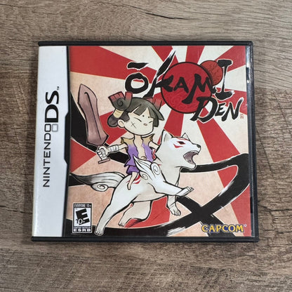 Okamiden (Nintendo DS, NDS 2011) CIB Complete W/ CLEAN Manual, Cart & Case!