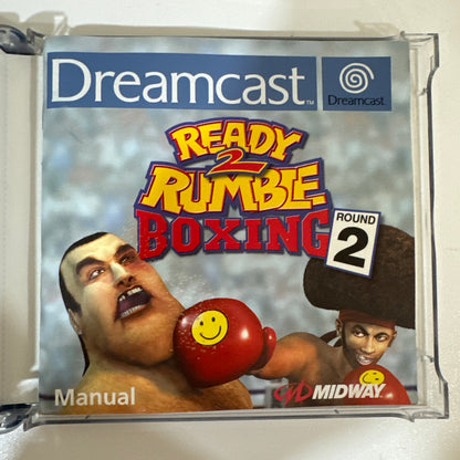 PAL Sega Dreamcast Ready 2 Rumble Boxing Round 2 Complete CIB 🧽 CLEAN 🧽