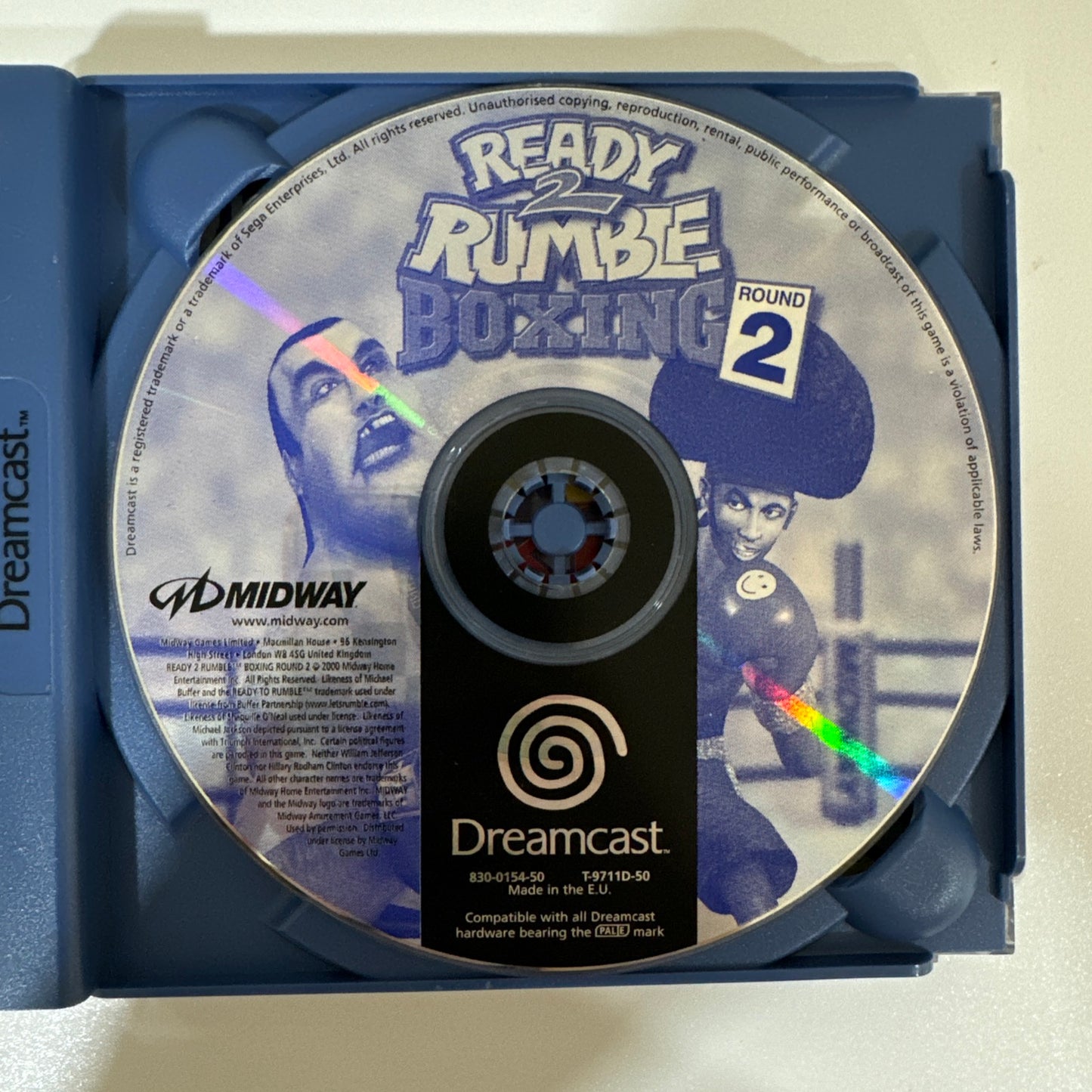 PAL Sega Dreamcast Ready 2 Rumble Boxing Round 2 Complete CIB 🧽 CLEAN 🧽