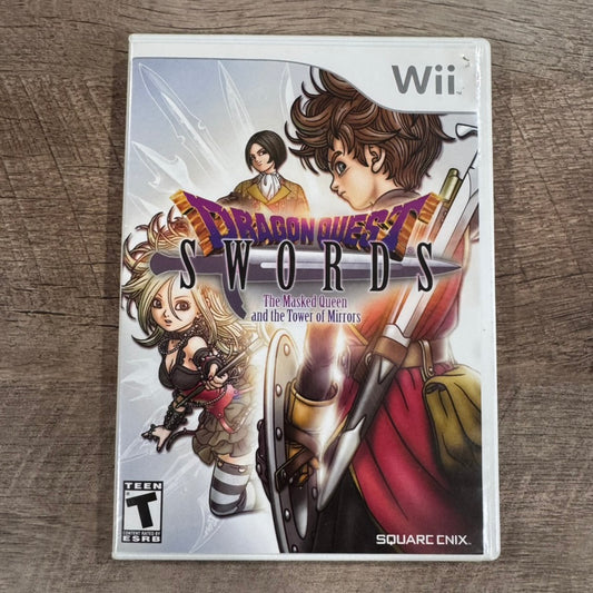 Dragon Quest Swords: The Masked Queen (Nintendo Wii, 2008) CIB MINTY Disc + Reg!