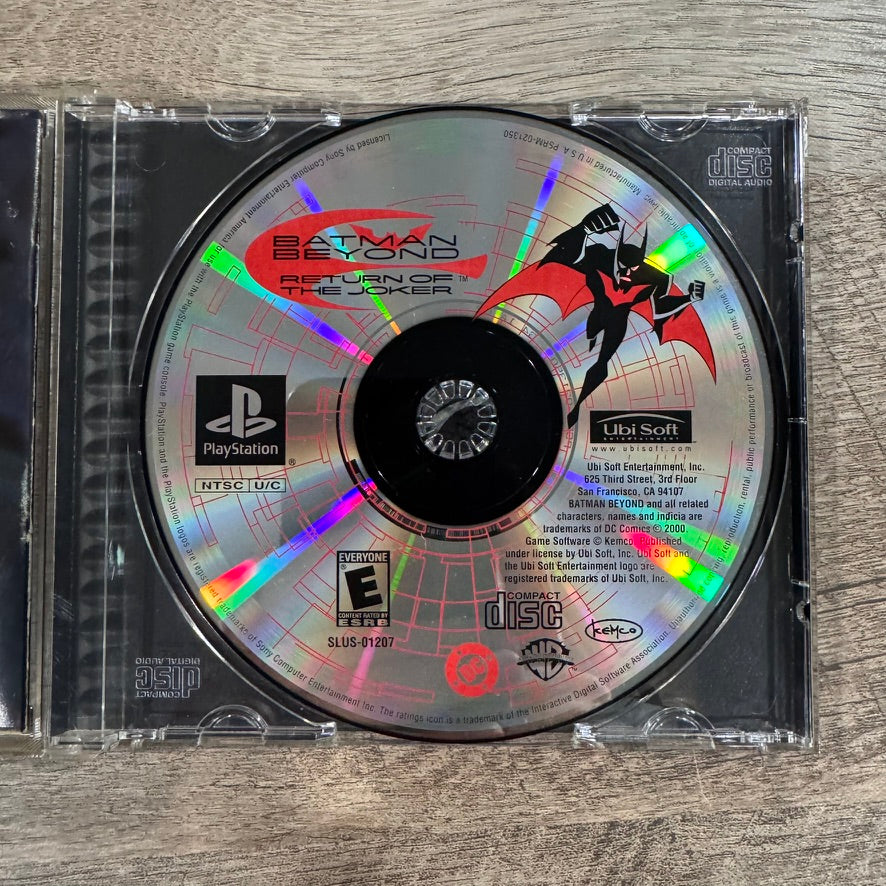 Batman Beyond: Return of the Joker (Sony PlayStation 1, PS1 2000) CIB W/ Reg!