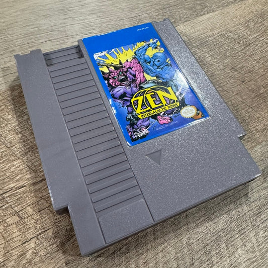 Zen: Intergalactic Ninja (Nintendo NES, 1993) NEAR MINT Cart Only! Very Clean!