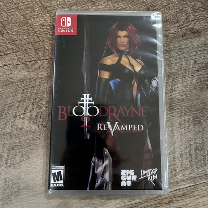 Bloodrayne 2 Revamped (Nintendo Switch, 2022) Limited Run Games (LRG) Brand New!