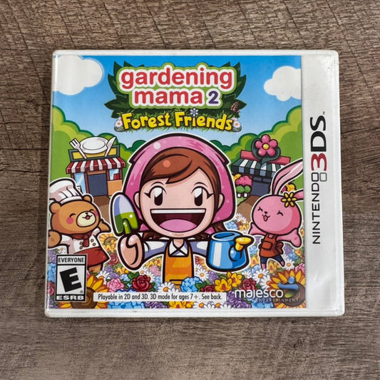 Gardening Mama 2: Forest Friends (Nintendo 3DS, 2009) Complete In Box & Clean!