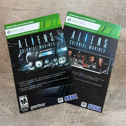 Aliens: Colonial Marines Collectors Edition (Microsoft Xbox 360) NO GAME