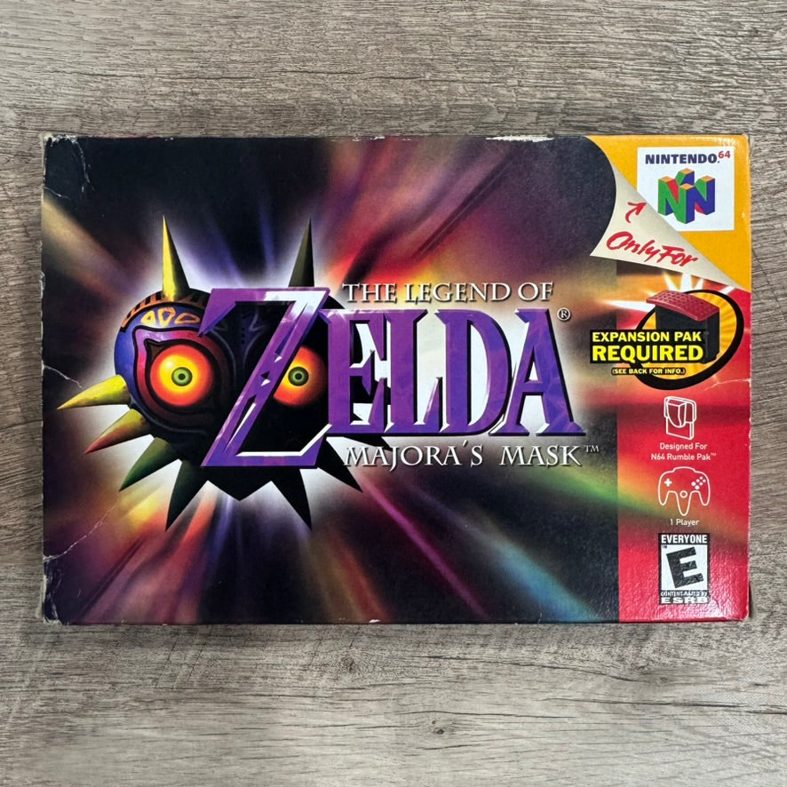 The Legend of Zelda: Majora's Mask (Nintendo 64, N64 1997)🔥CIB & Great Cond.🔥