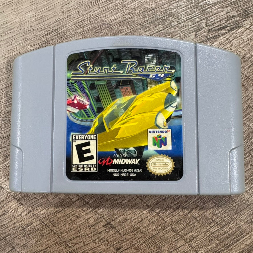 Stunt Racer 64 (Nintendo 64, N64 2000) RARE & Nice Cart W/ Clean Pins!🔥Tested🔥