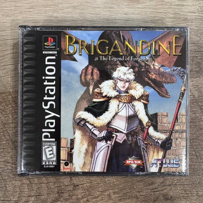 Brigandine: The Legend of Forsena (PlayStation 1, PS1 1999) W/ Minty Manual!