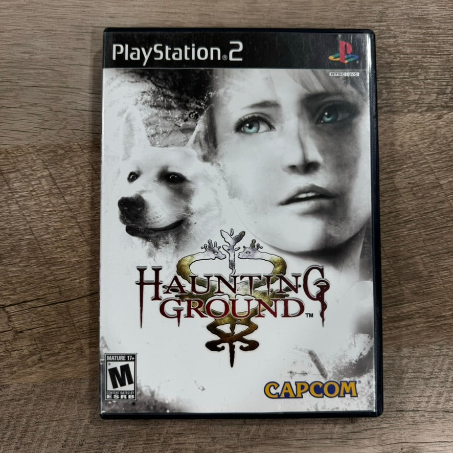 Haunting Ground (Sony PlayStation 2, PS2 2005) W/ CLEAN Case & Art Resurfaced!