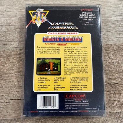 Ghosts And Goblins NES Cib Great Condition See Photos