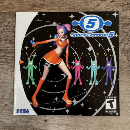 Space Channel 5 (Sega Dreamcast CIB, 2000) W/Lenticular 3D Case Beautiful Copy!