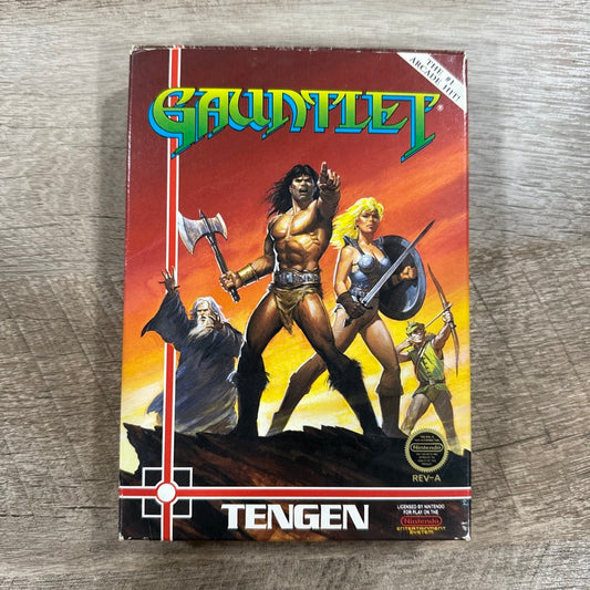 Gauntlet - NES (Nintendo, 1994) CIB Complete Clean Copy & Authentic!