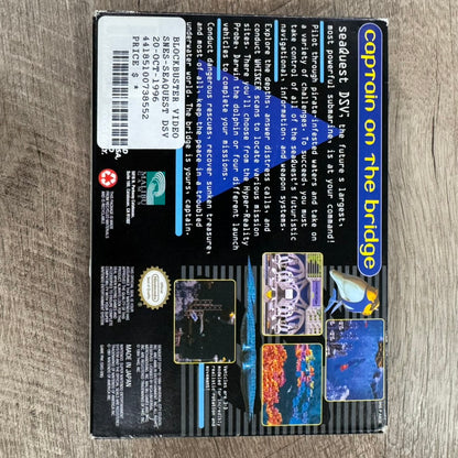 Sea Quest DSV (Super Nintendo, SNES 1994) CIB Clean Copy W/ Some Quirks! Sweet!