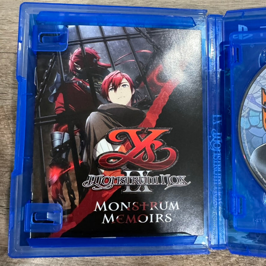 Ys IX: Monstrum Nox Pact Edition (Sony PlayStation 4 ,PS4 2021) FULL CIB & MINT!