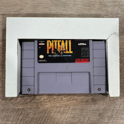 Pitfall: The Mayan Adventure (Super Nintendo, SNES 1991) Complete W/ Clean Box!