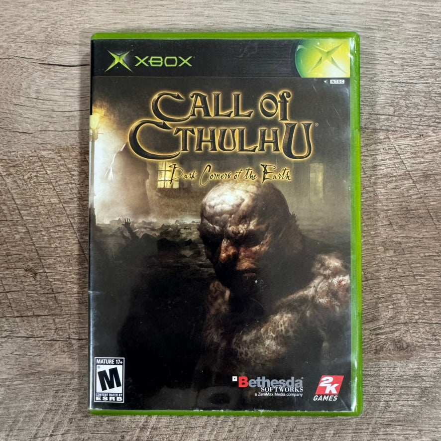 Call of Cthulhu: Dark Corners (Microsoft Xbox, 2005) CIB W/ CLEAN Manual & Disc!