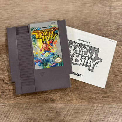 The Adventures of Bayou Billy (Nintendo, NES 1985) Complete W/ Box & Manual!