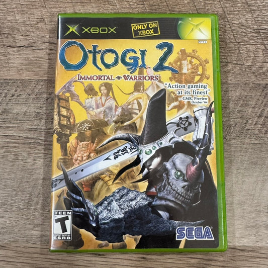 Otogi 2: Immortal Warriors (Microsoft Xbox, 2004) 🔥CIB Complete & Clean!🧽🔥