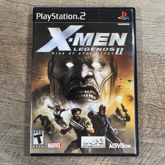 X-Men: Legends II Rise of Apocalypse (Sony PlayStation 2, PS2) CIB & NEAR MINT!