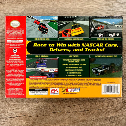 NASCAR 99 (N64 Nintendo 64) CIB Complete In Box W/ Manual, Box & Game! 🔥Clean🔥